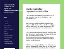 Tablet Screenshot of mathe-agrar.de